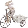 Clayre & Eef 6PR0312 Králík 26x11x24 cm Béžový držák na vajíčka na kolo