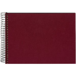 Goldbuch spirálové album Bella Vista bordeaux 25x17 cm 40 černých stran