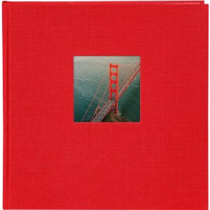 Goldbuch fotoalbum Bella Vista červené 25x25 cm 60 bílých stran