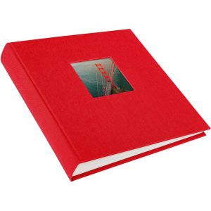Goldbuch fotoalbum Bella Vista červené 25x25 cm 60 bílých stran
