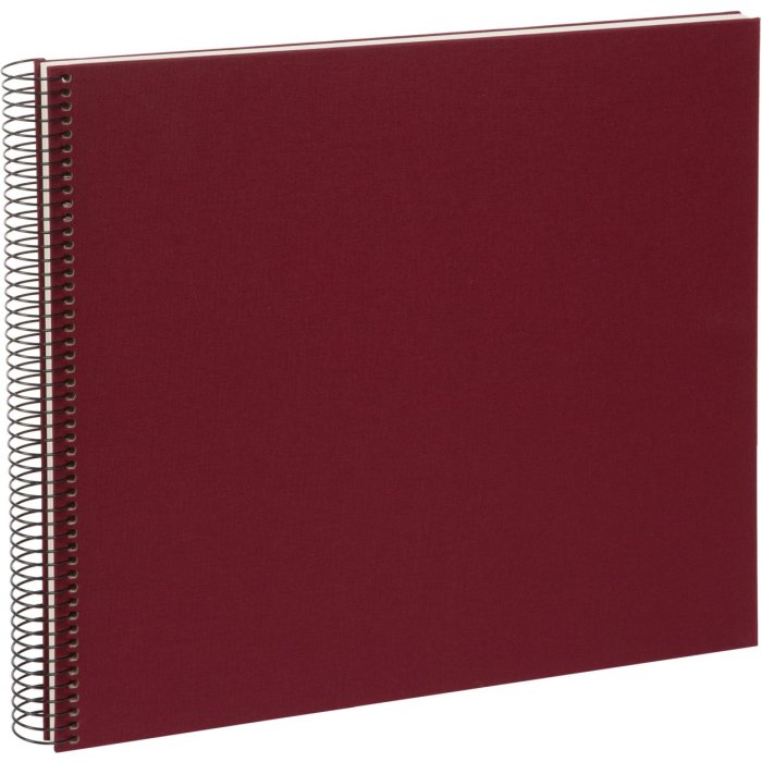 Goldbuch spirálové album Bella Vista bordeaux 35x30 cm 40 bílých stran