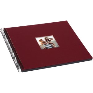 Goldbuch spirálové album Bella Vista bordeaux 35x30 cm 40 černých stran