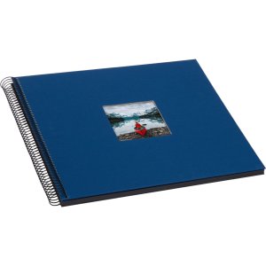 Goldbuch spirálové album Bella Vista modré 35x30 cm 40 černých stran