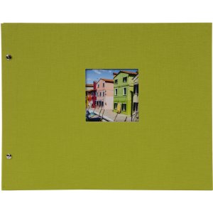 Goldbuch album se šroubovacím uzávěrem Bella Vista assorted 30x25 cm 40 bílých stran