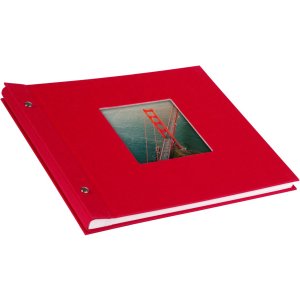 Šroubovací album Goldbuch Bella Vista červené 30x25 cm 40 bílých stran
