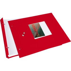 Šroubovací album Goldbuch Bella Vista červené 30x25 cm 40 bílých stran