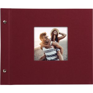 Goldbuch album se šroubovacím uzávěrem Bella Vista bordeaux 30x25 cm 40 bílých stran