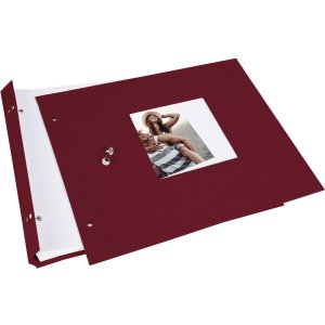 Goldbuch album se šroubovacím uzávěrem Bella Vista bordeaux 30x25 cm 40 bílých stran