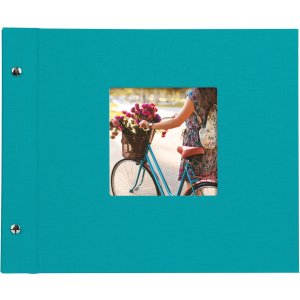 Šroubovací album Goldbuch Bella Vista tyrkysové 30x25 cm 40 bílých stran