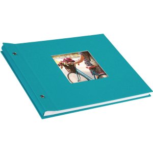 Šroubovací album Goldbuch Bella Vista tyrkysové 30x25 cm 40 bílých stran
