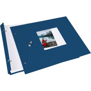Goldbuch album se šroubovacím uzávěrem Bella Vista modré 30x25 cm 40 bílých stran