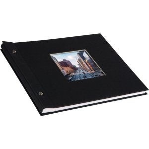 Goldbuch album se šroubovacím uzávěrem Bella Vista černé 30x25 cm 40 bílých stran