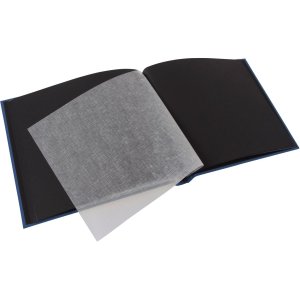 Goldbuch album se šroubovacím uzávěrem Bella Vista modré 30x25 cm 40 černých stran