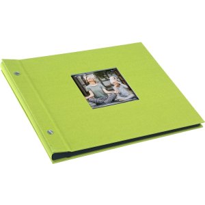 Album Goldbuch se šroubovacím uzávěrem Bella Vista zelené 30x25 cm 40 černých stran
