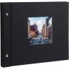 Goldbuch album se šroubovacím uzávěrem Bella Vista černé 30x25 cm 40 černých stran