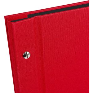 Goldbuch album se šroubovacím uzávěrem Bella Vista červené 30x25 cm 40 černých stran
