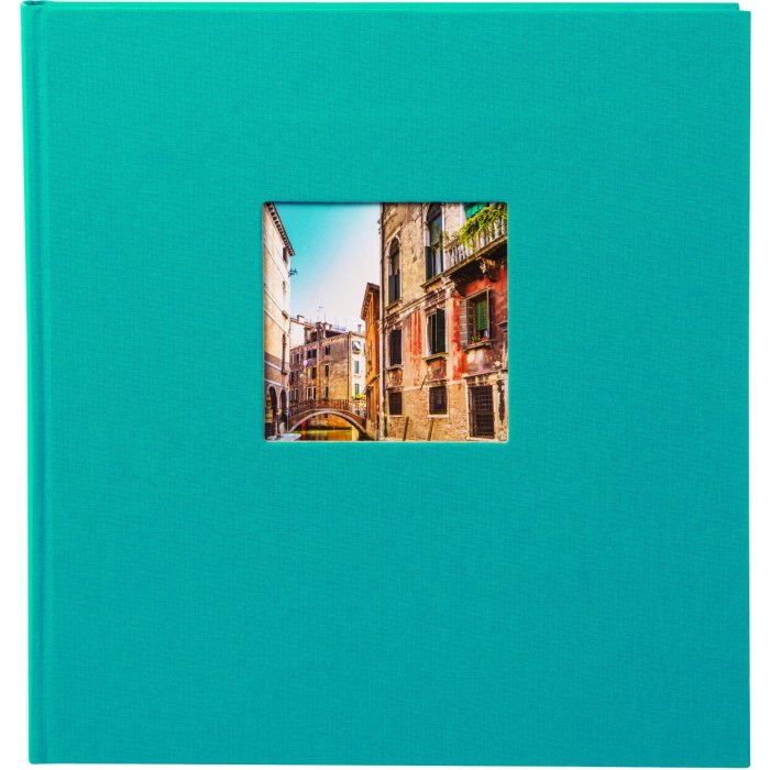 Goldbuch fotoalbum Bella Vista tyrkysová 30x31 cm 60 bílých stran