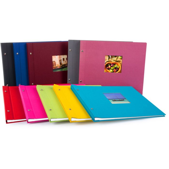 Goldbuch album se šroubovacím uzávěrem Bella Vista assorted 39x31 cm 40 bílých stran