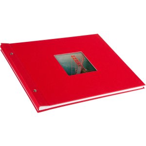 Šroubovací album Goldbuch Bella Vista červené 39x31 cm 40 bílých stran