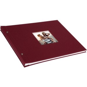 Goldbuch album se šroubovacím uzávěrem Bella Vista bordeaux 39x31 cm 40 bílých stran