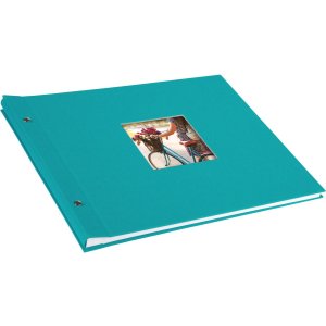 Šroubovací album Goldbuch Bella Vista tyrkysové 39x31 cm 40 bílých stran