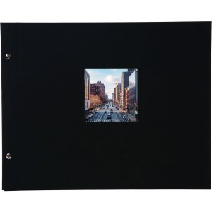 Goldbuch album se šroubovacím uzávěrem Bella Vista černé 39x31 cm 40 černých stran