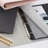 Kroužková vazba Goldbuch A4 Linum šedá