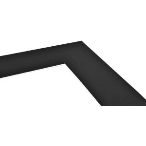 Hotový paspartu 21x29,7 cm pro 13x18 cm černý