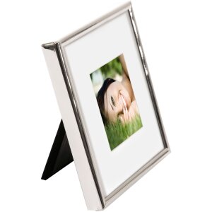 Kovový fotorámeček Goldbuch FINE 10x10 cm stříbrný lesklý