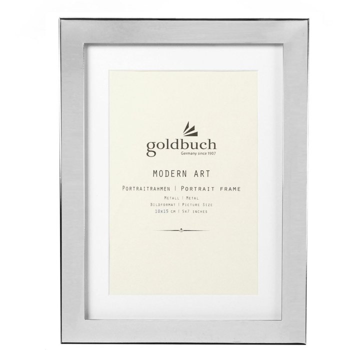 Goldbuch kovový fotorámeček Modern Art 10x15 cm stříbrný
