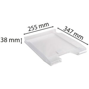 Exacompta Briefablage MINI-COMBO 2 Classic Glasklar A4+ Glasklar