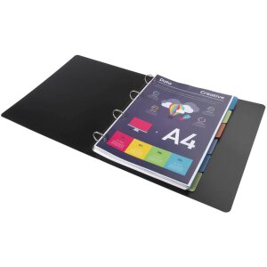 Exacompta 2706E Register DIN A4 6 Taben farbig Recycling-Polypropylen