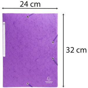Složka A4+ Scotten 3 chlopně fialová