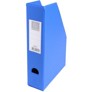 Exacompta pořadač na časopisy s PVC hřbetem 70mm držák štítků a úchopovým otvorem pastelový