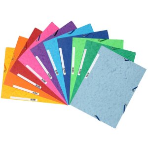 Exacompta 55510E Sammelmappe 3 Klappen Manila Karton 400g...