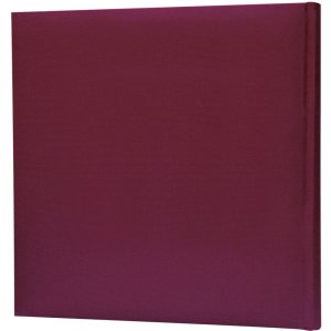 ZEP Lněné fotoalbum Velina bordeaux 24x24 cm 40 bílých stran