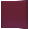 ZEP Lněné fotoalbum Velina bordeaux 24x24 cm 40 bílých stran