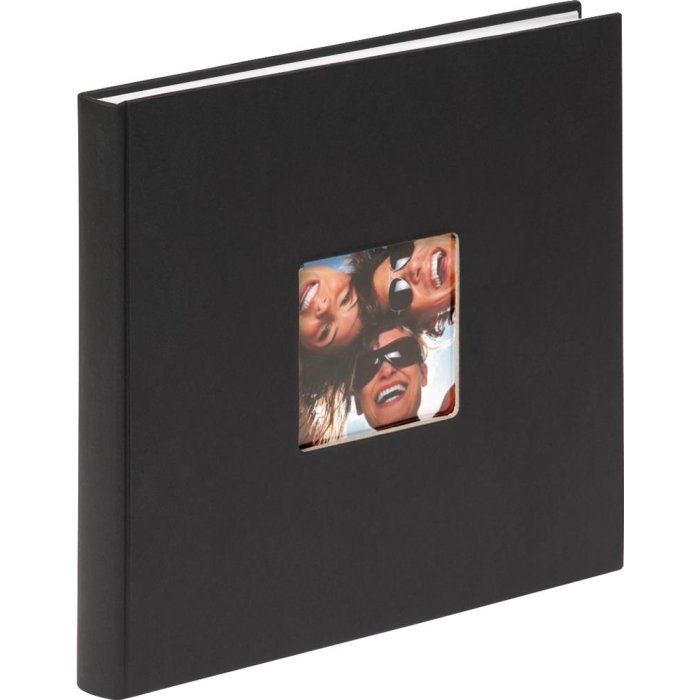 Walther fotoalbum Fun 26x25 cm černé 40 bílých stran