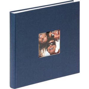 Walther Fun Design Fotoalbum 26x25 cm modré 40...