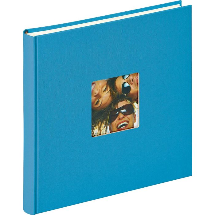 Walther fotoalbum Fun ocean blue 26x25 cm 40 bílých stran