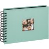 Spirálové album Walther Fun mint green 23x17 cm 40 černých stran