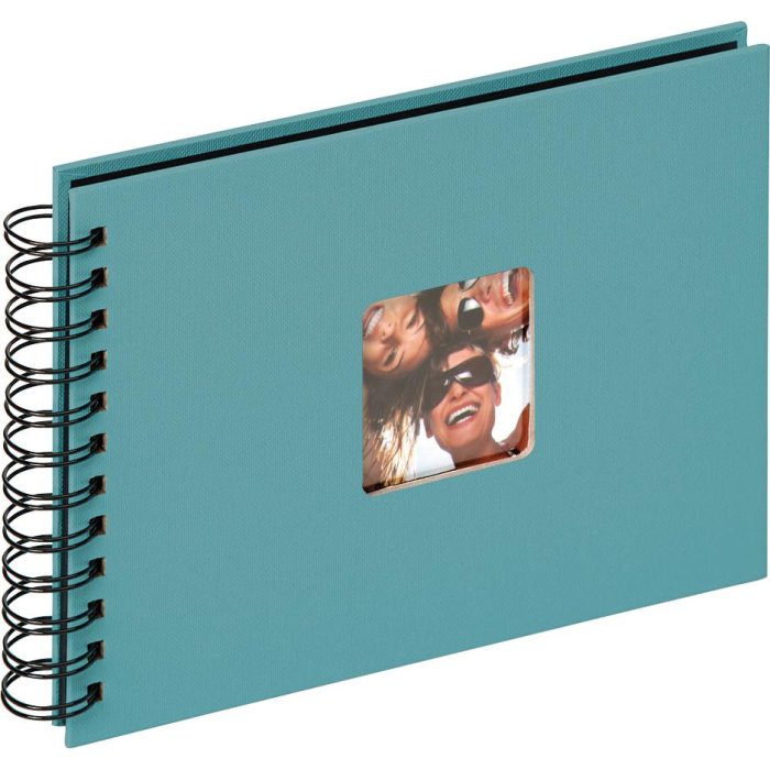 Spirálové album Walther Fun petrol green 23x17 cm 40 černých stran