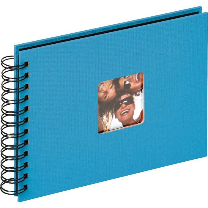 Spirálové album Walther Fun ocean blue 23x17 cm 40 černých stran