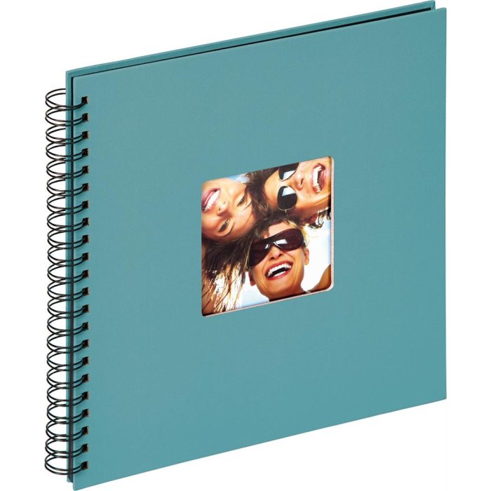 Spirálové album Walther Fun petrol green 30x30 cm 50 černých stran