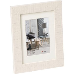 Dřevěný rám polar white HOME 10x15 cm