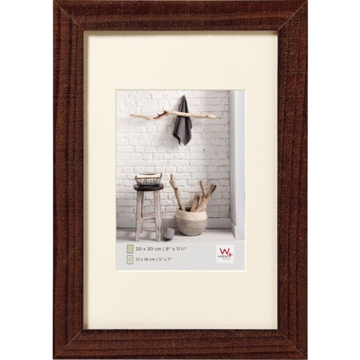 13x18 cm Dřevěný rám Walther HOME ořech