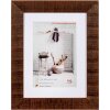 Dřevěný rám Walther Home 15x20 cm ořechově hnědý s paspartou 10x15 cm