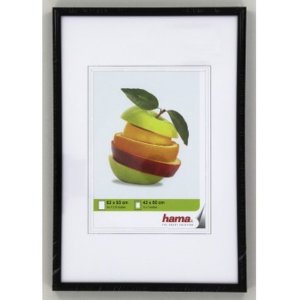 Plastový rám Sevilla 62x93 cm černý