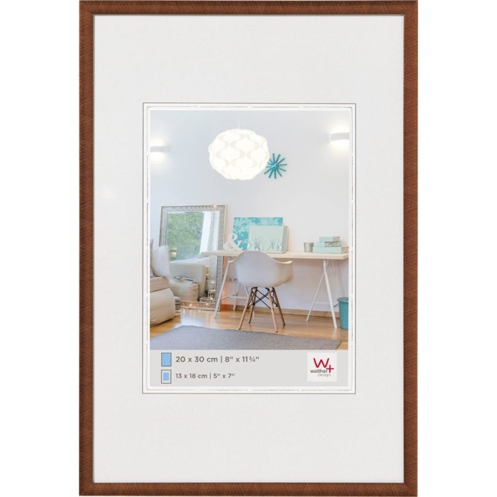 Plastový rám Walther New Lifestyle 24x30 cm bronzový