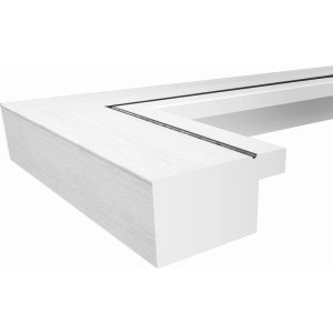 Metro polystyrenový rám 13x18 cm stříbrný